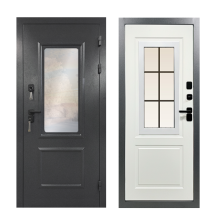 Входная металлическая дверь Винтер Панорама 2050х980 ТЕРМОРАЗРЫВ